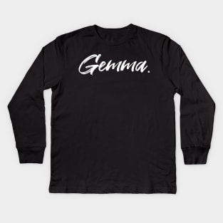 Name Gemma Kids Long Sleeve T-Shirt